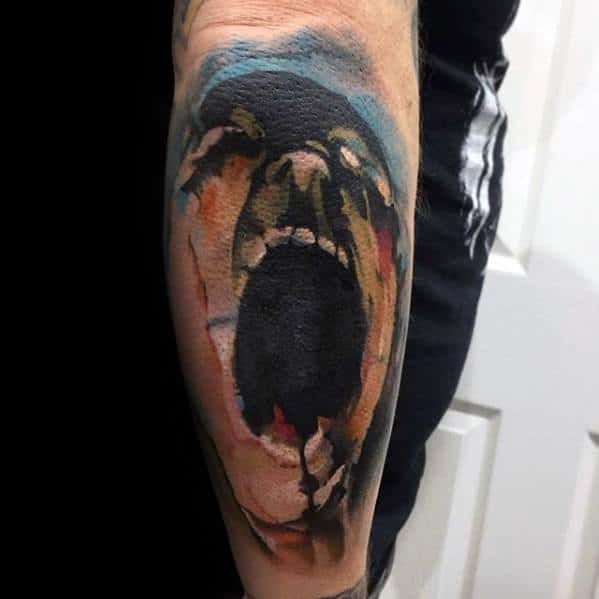 Outer Forearm Guy With Pink Floyd Tattoos