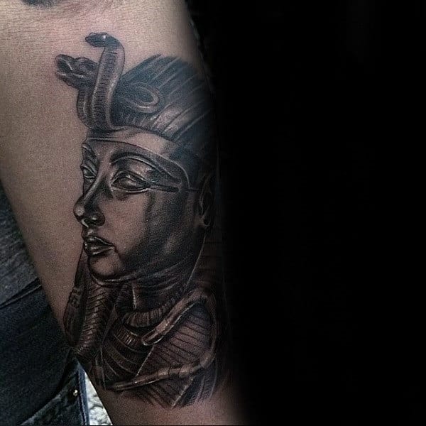 Outer Forearm Guys King Tut Tattoo Designs