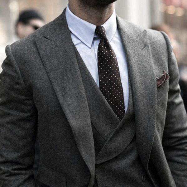 Outfit Fashion For Men Grey Suits