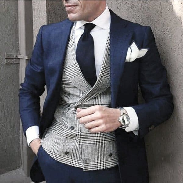 Outfits For Guys Navy Blue Suit Styles