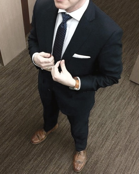 Outfits For Men With Navy Blue Suits