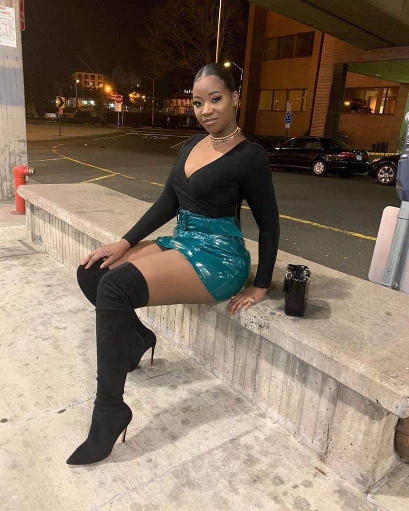 Over Knee Boots Club Outfit