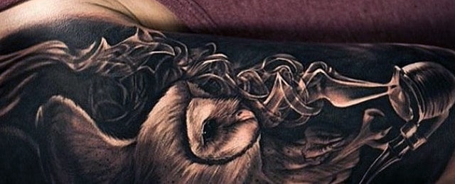 Owl Sleeve Tattoos For Men