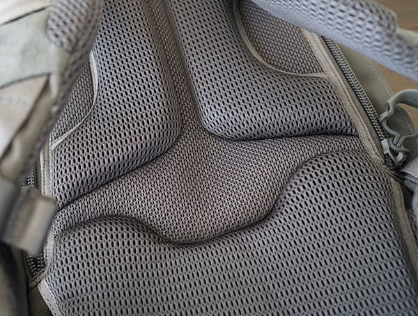 Padded Comfortable Maxpedition Riftblade Backpack Back Panel