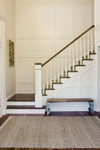 paint wainscoting staircase