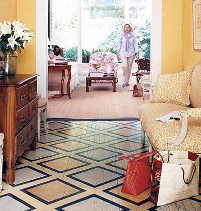 Painted Floor For Foyer
