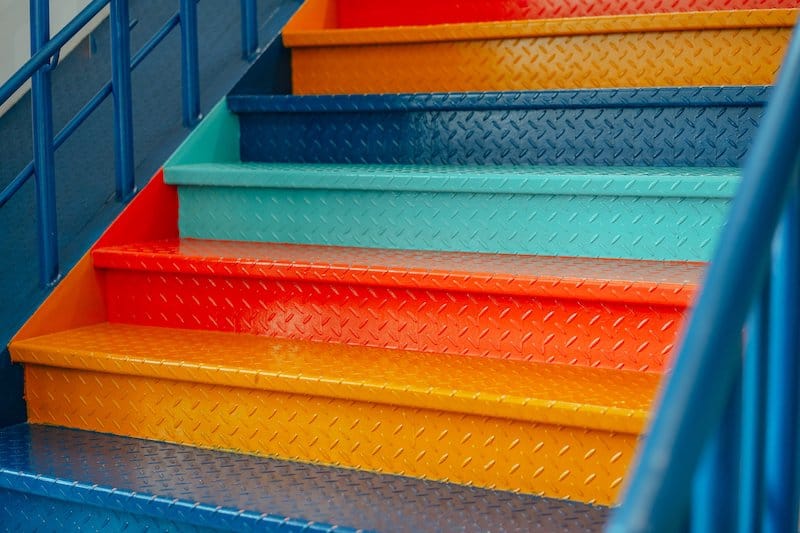 painted stairs