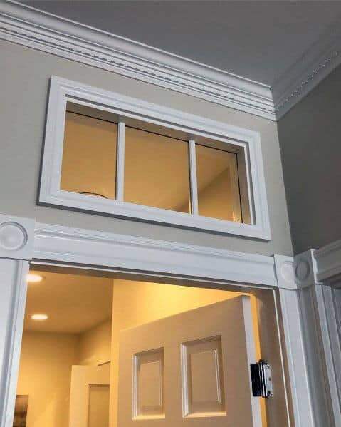 Painted White Ornate Design Ideas For Door Trim