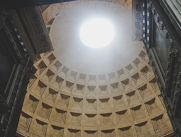 Pantheon Dome Looking Upwards