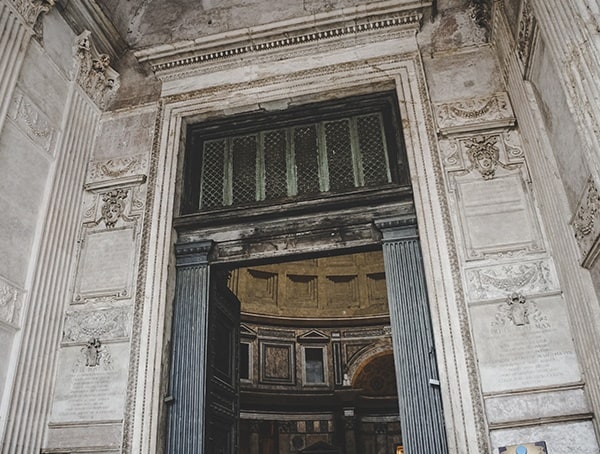 Pantheon Doors Rome