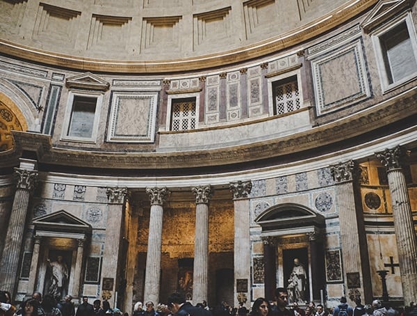 Pantheon Roman Temples Inside