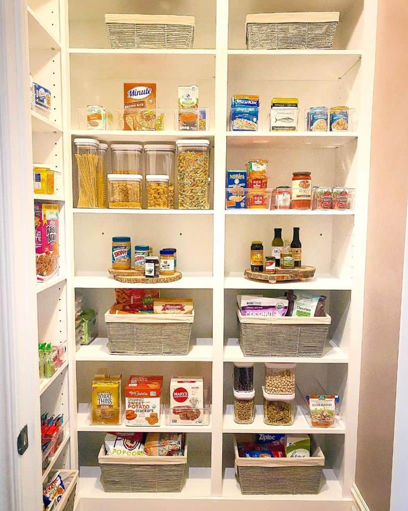 neatly organized pantry kitchen storage ideas