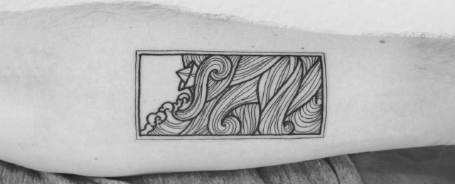Paper Boat Tattoo Ideas For Men