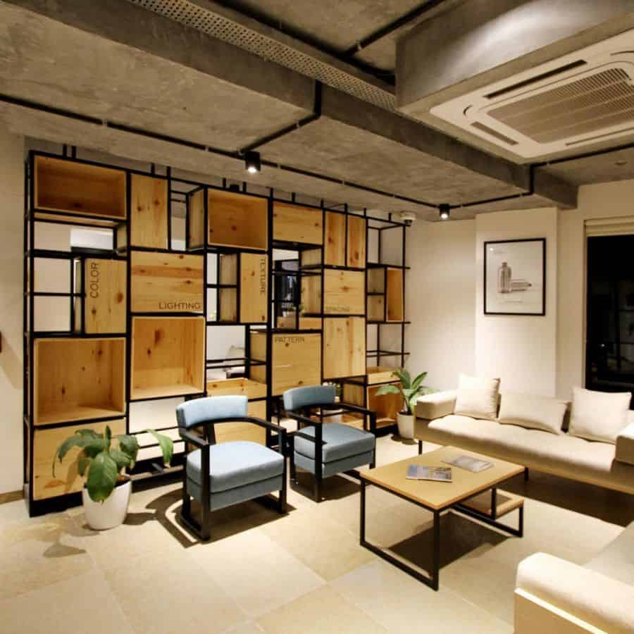 partition room divider modern living space