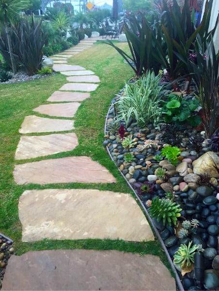 Path Ideas For Stepping Stone Exterior