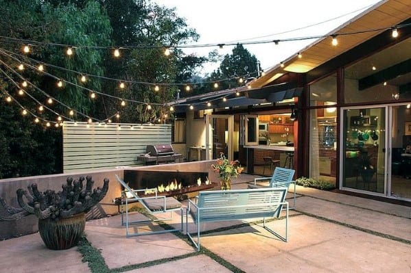 large backyard patio