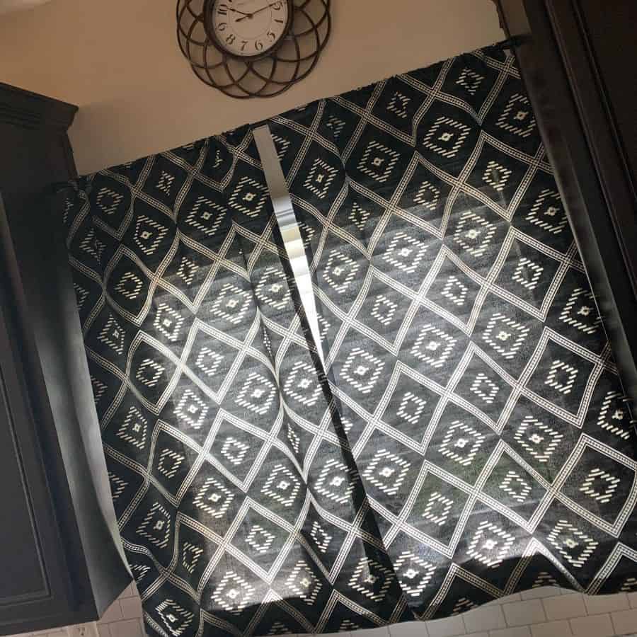 patterned kitchen curtain ideas lisasvoiceworks