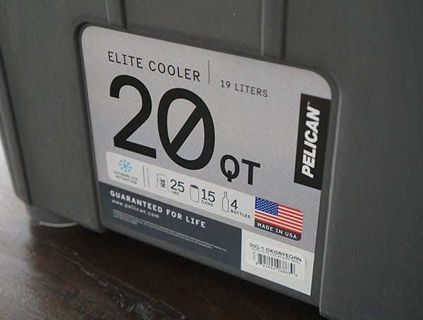 Pelican 20 Qt Elite Made In The Usa Coolers