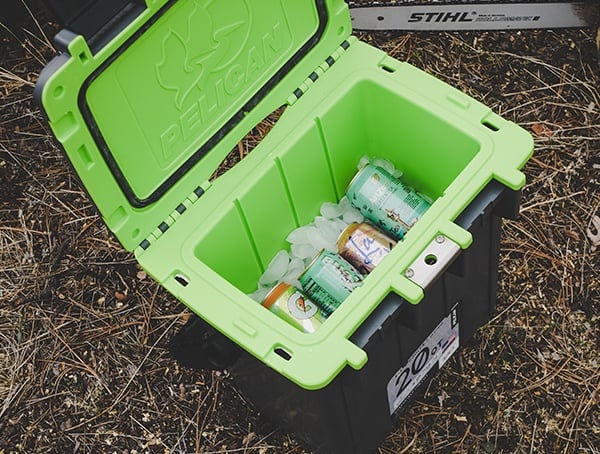Pelican 20qt Elite Cooler Review Outdoors With Ice And Beverages