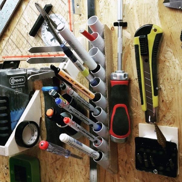 Pen And Pencil Pvc Tube Storage Tool Storage Ideas