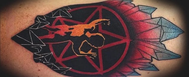 Pentagram Tattoo Designs For Men