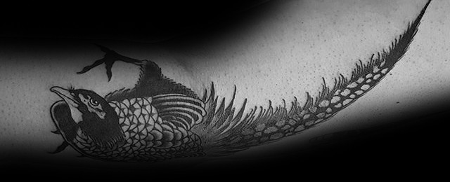 Pheasant Tattoo Designs For Men