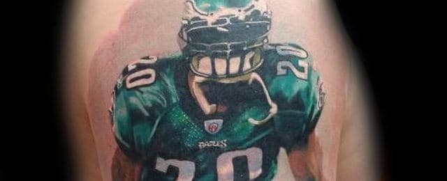 Philadelphia Eagles Tattoo Designs For Men