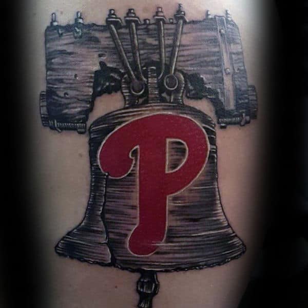 Philadelphia Pennsylvania Liberty Bell Mens Tattoos