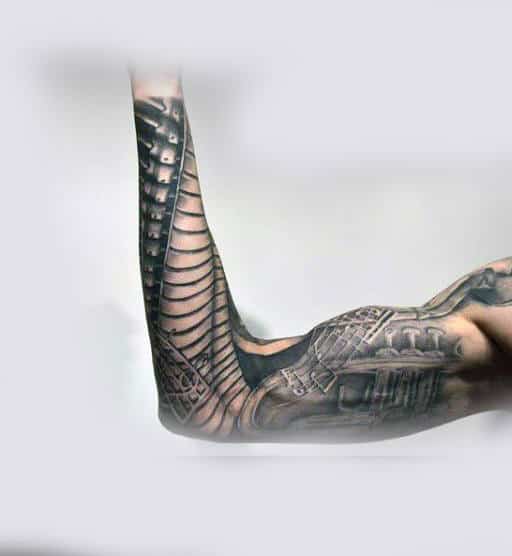 Piano Male Full Sleeve Tattoo Ideas