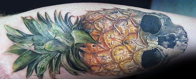 Pineapple Tattoo Designs For Men