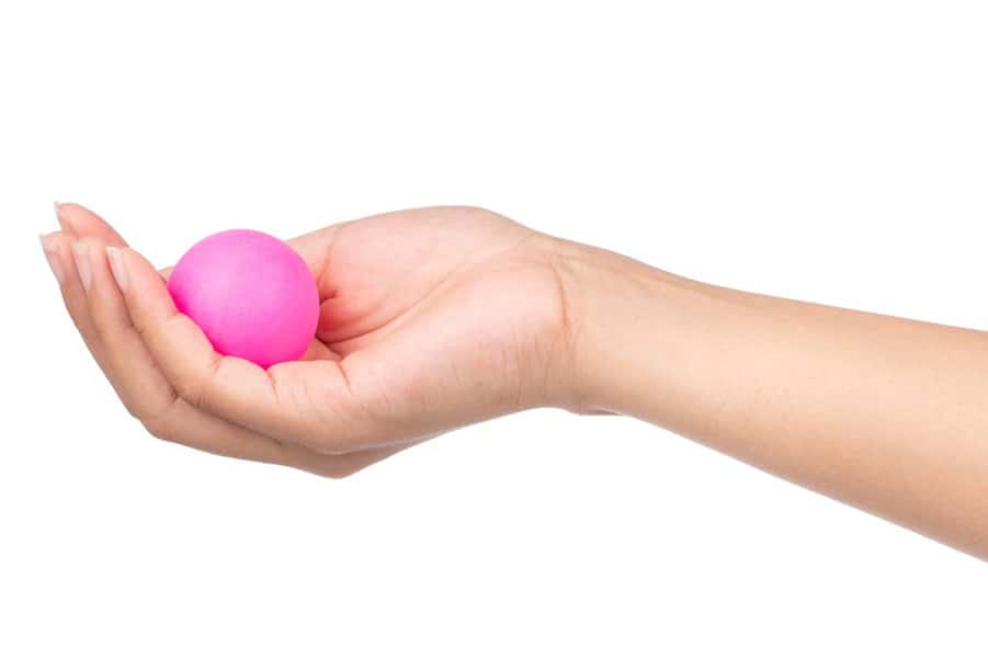 pink Ping pong ball 