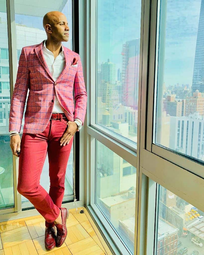 Pink Blazer Mens Wear