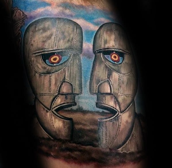 Pink Floyd The Division Bell Tattoo Ideas For Gentlemen Arm Quarter Sleeve
