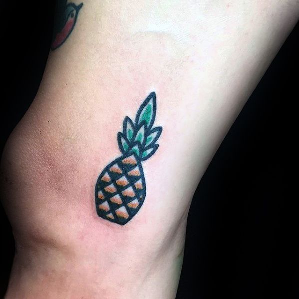 Pinnaple Small Creative Guys Arm Tattoo Designs