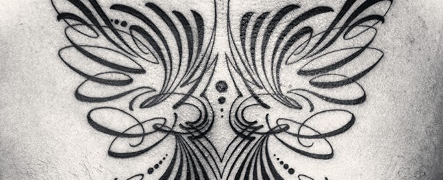 Pinstripe Tattoos For Men