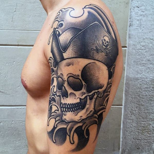 Pirate Flag Tattoos For Men