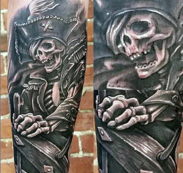 Pirate Themed Tattoos For Men