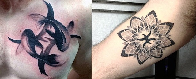 Pisces Tattoos For Men