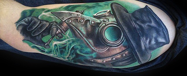 Plague Doctor Tattoo Designs For Men