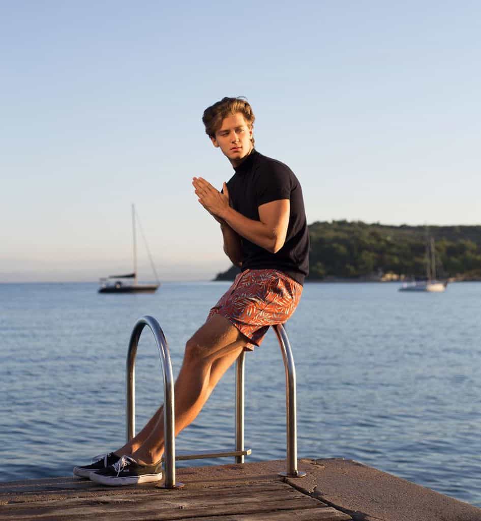 Plain Black Shirt Short Outfit