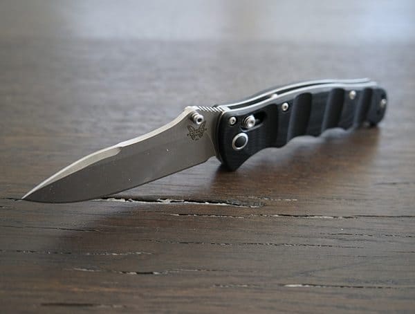 Plain Edge Blade Benchmade Nakamura Axis Knife