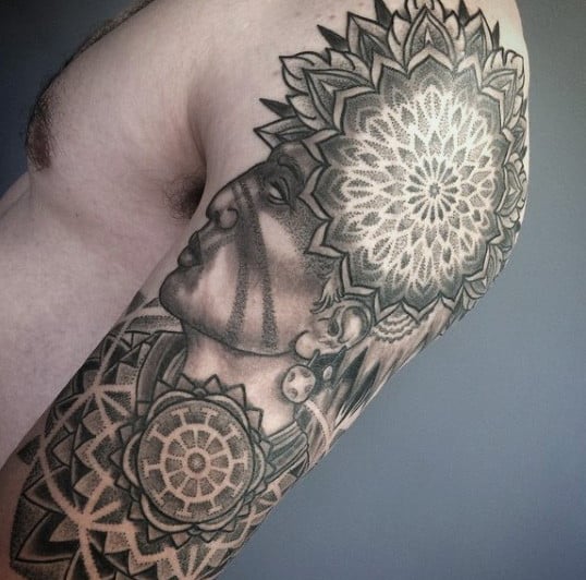 Platonic Solids Sacred Geometry Tattoos For Men