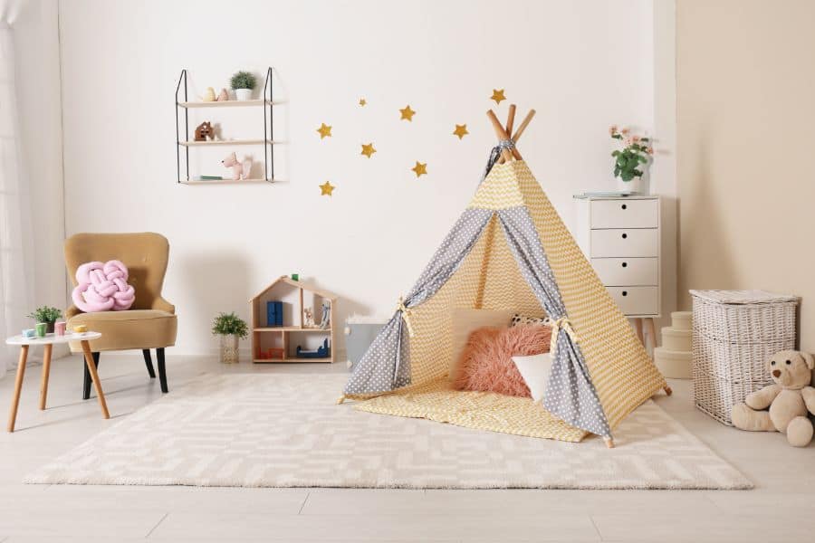 teepee tent playroom