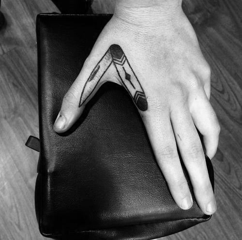 Pocket Knife Simple Hand Tattoo Ideas For Gentlemen