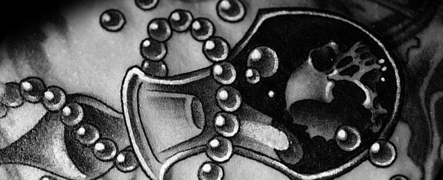 Poison Bottle Tattoo Designs For Men