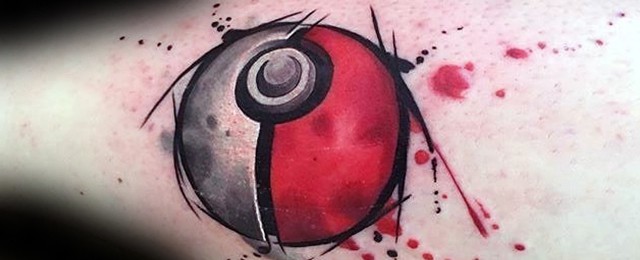 Pokeball Tattoo Designs For Men