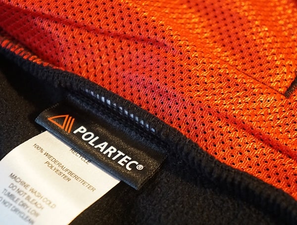 Polatec Insulation Mens Topo Designs Fleece Hoodie In Black And Grey