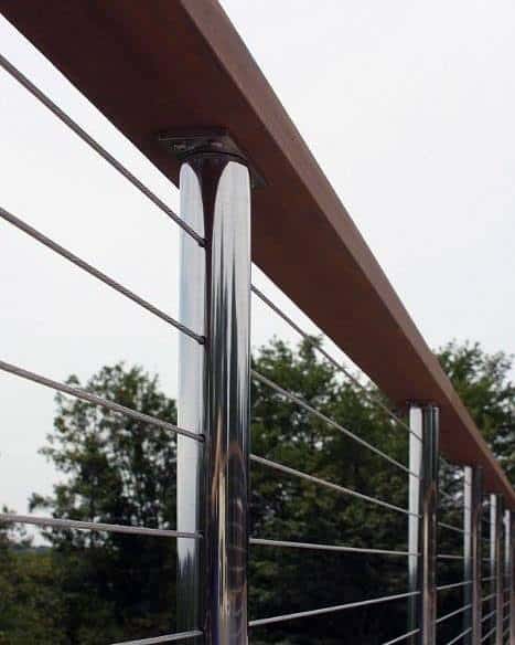 metal cable railing