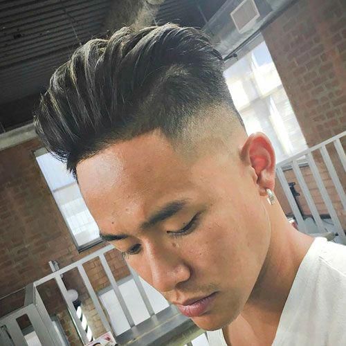 Pomadour Fade Haircut