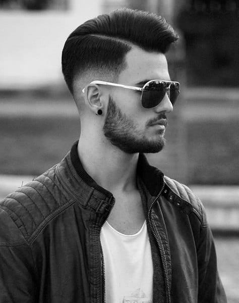 Pompadour Fade Haircut For Guys